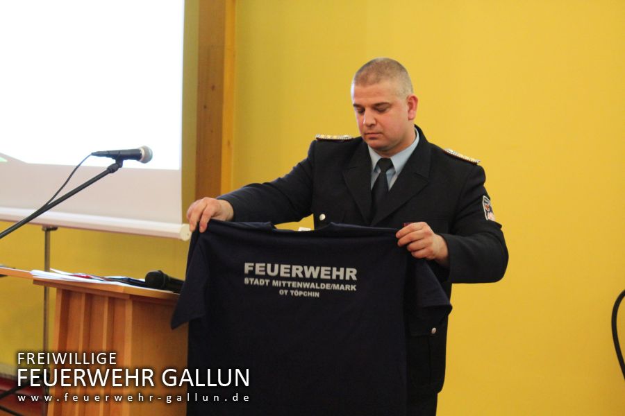 Erste gemeinsame Jahreshaupt&shy;versammlung der FF Stadt Mittenwalde